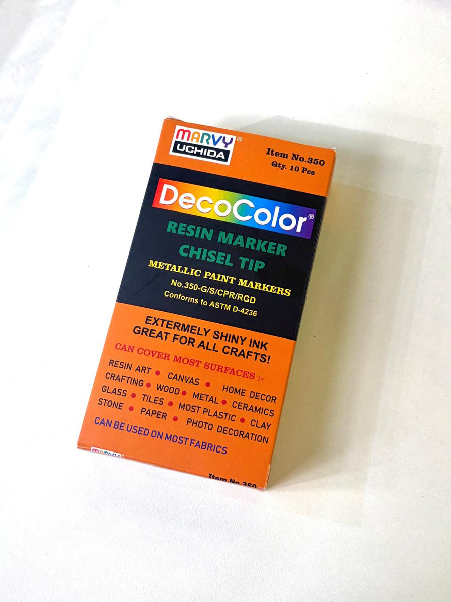 DecoColor Premium Gold Paint Marker – Oil-Based Metallic (Pack of 2)